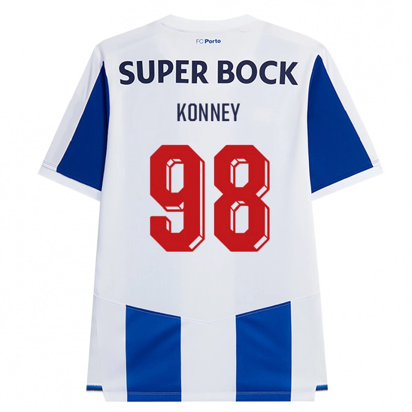 Danxen Dames Dennis Konney #98 Blauw Wit Rood Thuisshirt Thuistenue 2026/27 T-Shirt België