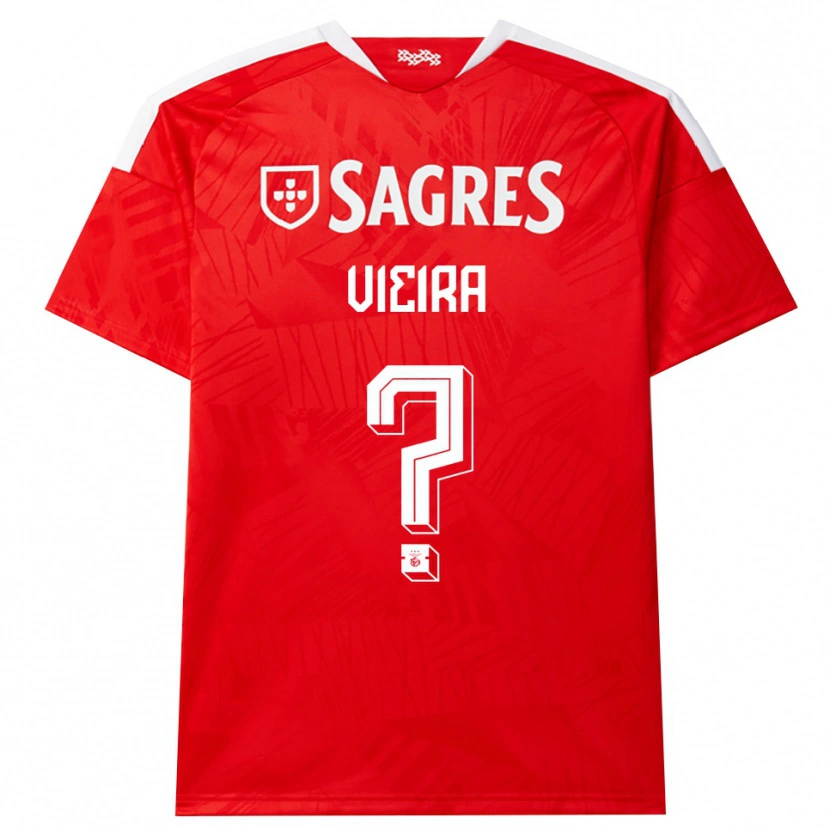 Danxen Dames Miguel Vieira #0 Rood Wit Geel Thuisshirt Thuistenue 2026/27 T-Shirt België