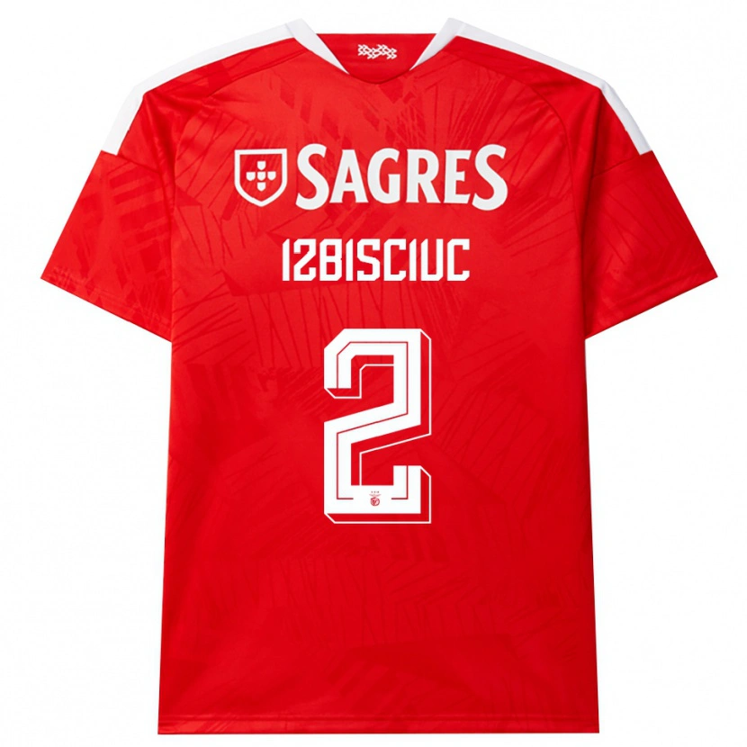 Danxen Dames Pedro Izbisciuc #2 Rood Wit Geel Thuisshirt Thuistenue 2026/27 T-Shirt België
