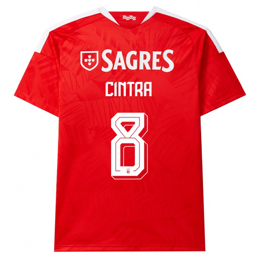 Danxen Dames Marta Cintra #8 Rood Wit Geel Thuisshirt Thuistenue 2026/27 T-Shirt België