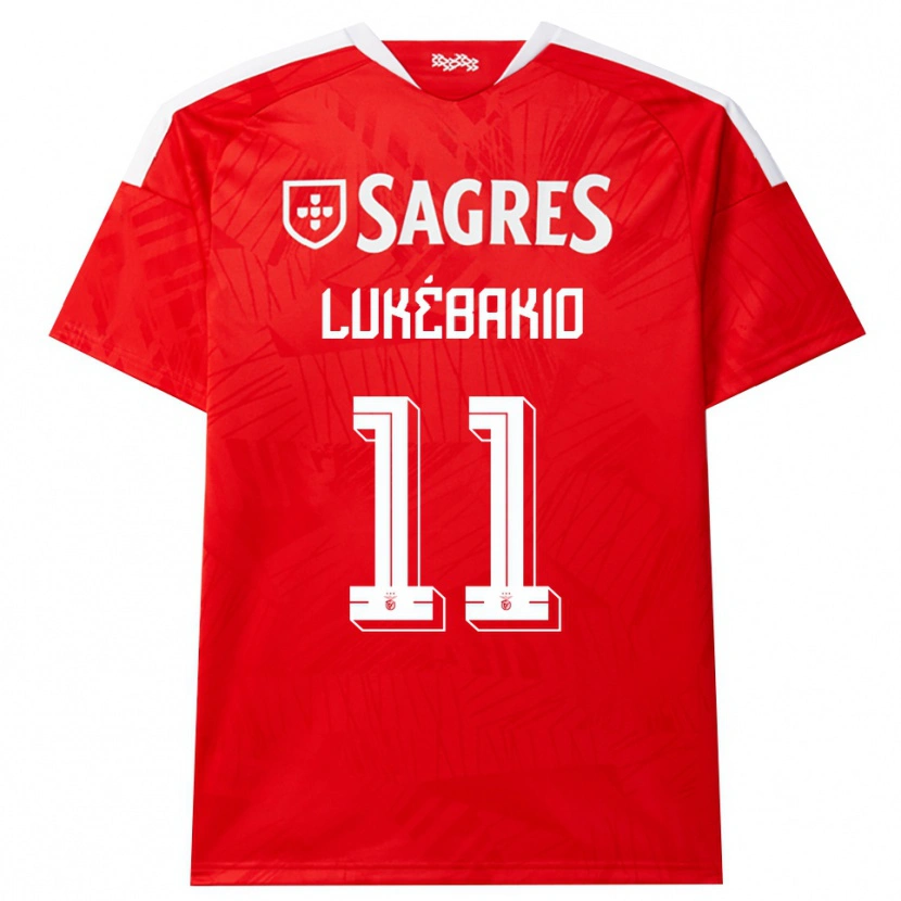 Danxen Dames Dodi Lukébakio #11 Rood Wit Geel Thuisshirt Thuistenue 2026/27 T-Shirt België