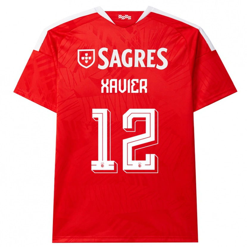 Danxen Dames Luiz Xavier #12 Rood Wit Geel Thuisshirt Thuistenue 2026/27 T-Shirt België