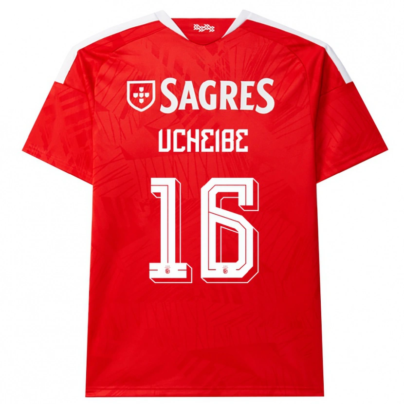 Danxen Dames Christy Ucheibe #16 Rood Wit Geel Thuisshirt Thuistenue 2026/27 T-Shirt België