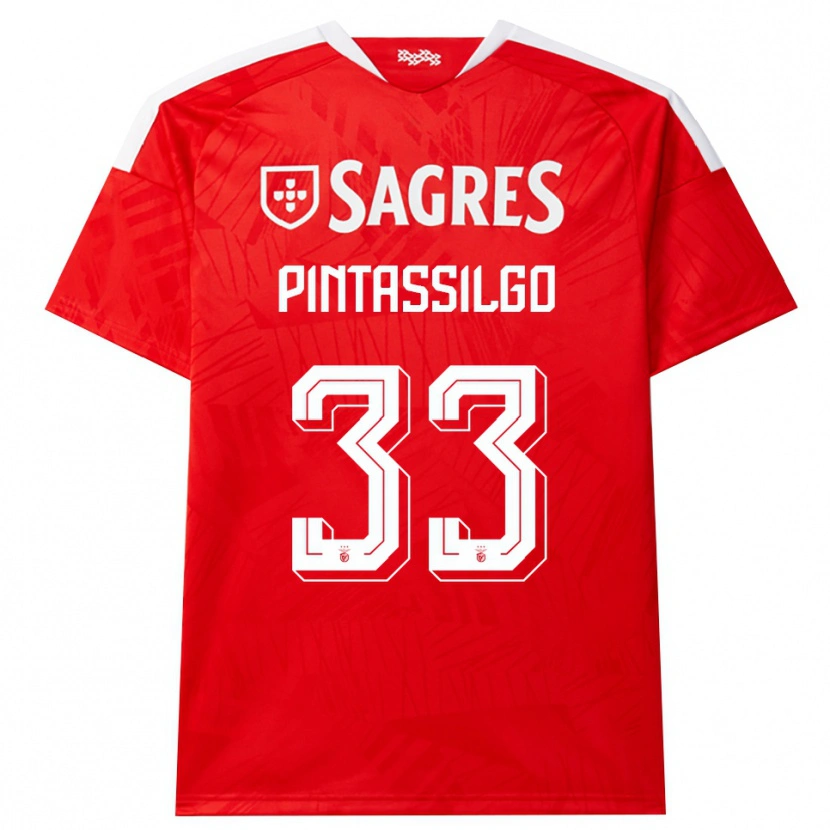 Danxen Dames Lara Pintassilgo #33 Rood Wit Geel Thuisshirt Thuistenue 2026/27 T-Shirt België