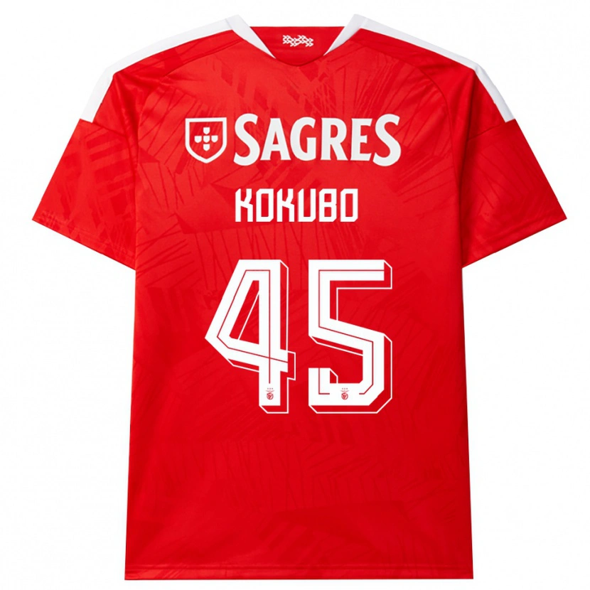 Danxen Dames Leo Kokubo #45 Rood Wit Geel Thuisshirt Thuistenue 2026/27 T-Shirt België