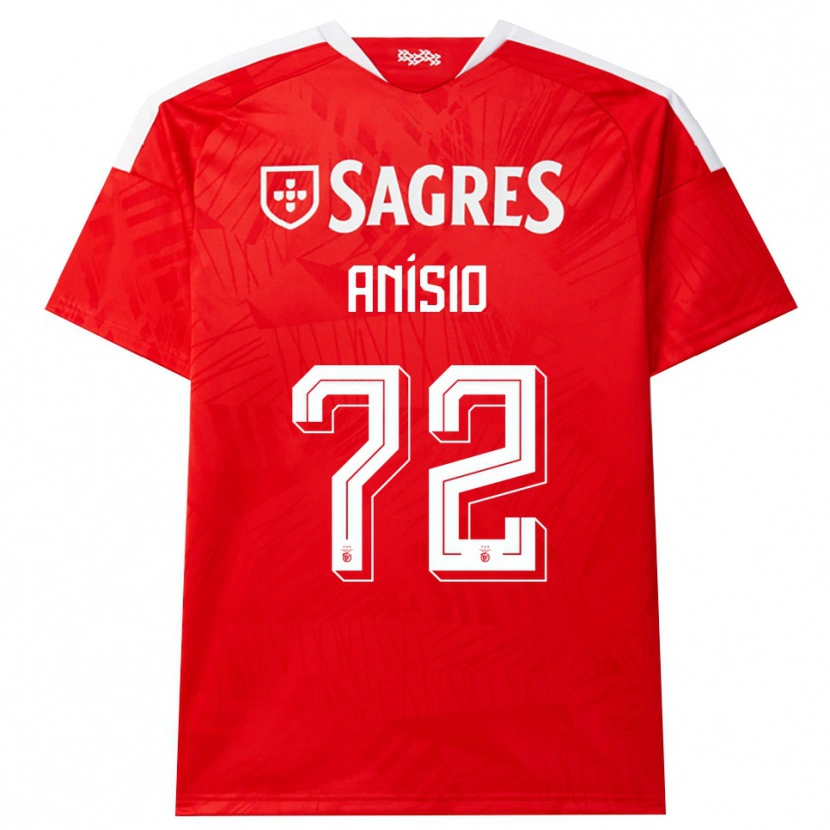 Danxen Dames Anísio Cabral #72 Rood Wit Geel Thuisshirt Thuistenue 2026/27 T-Shirt België