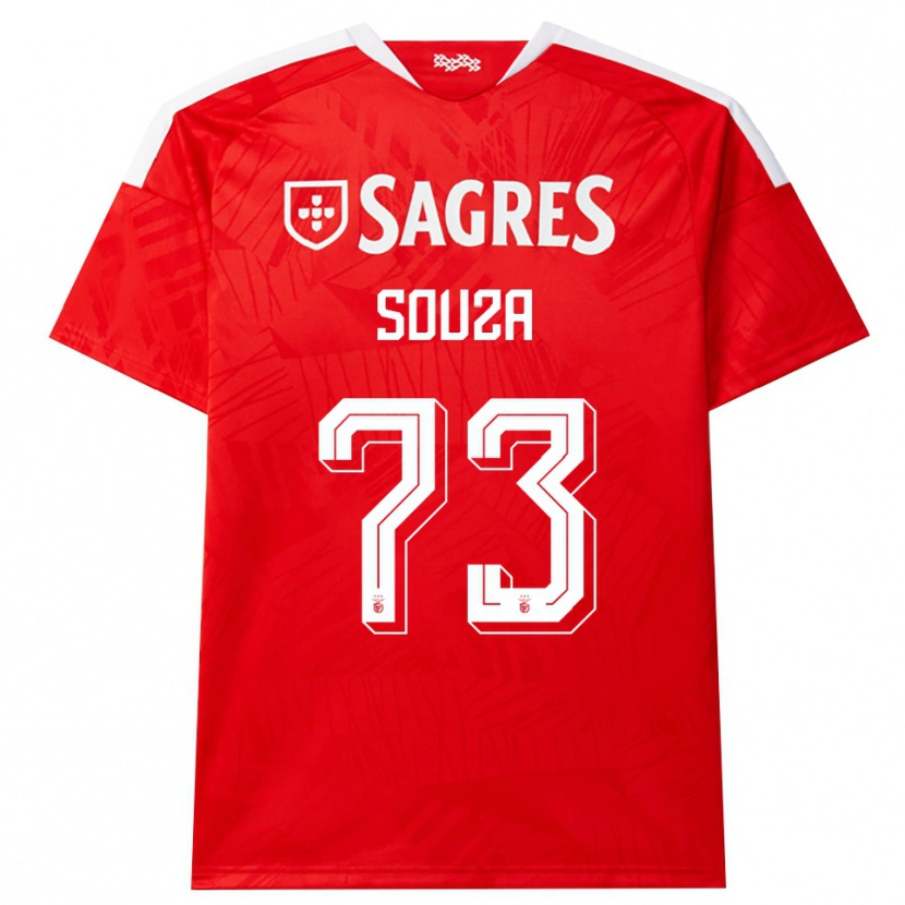 Danxen Dames Beni Souza #73 Rood Wit Geel Thuisshirt Thuistenue 2026/27 T-Shirt België