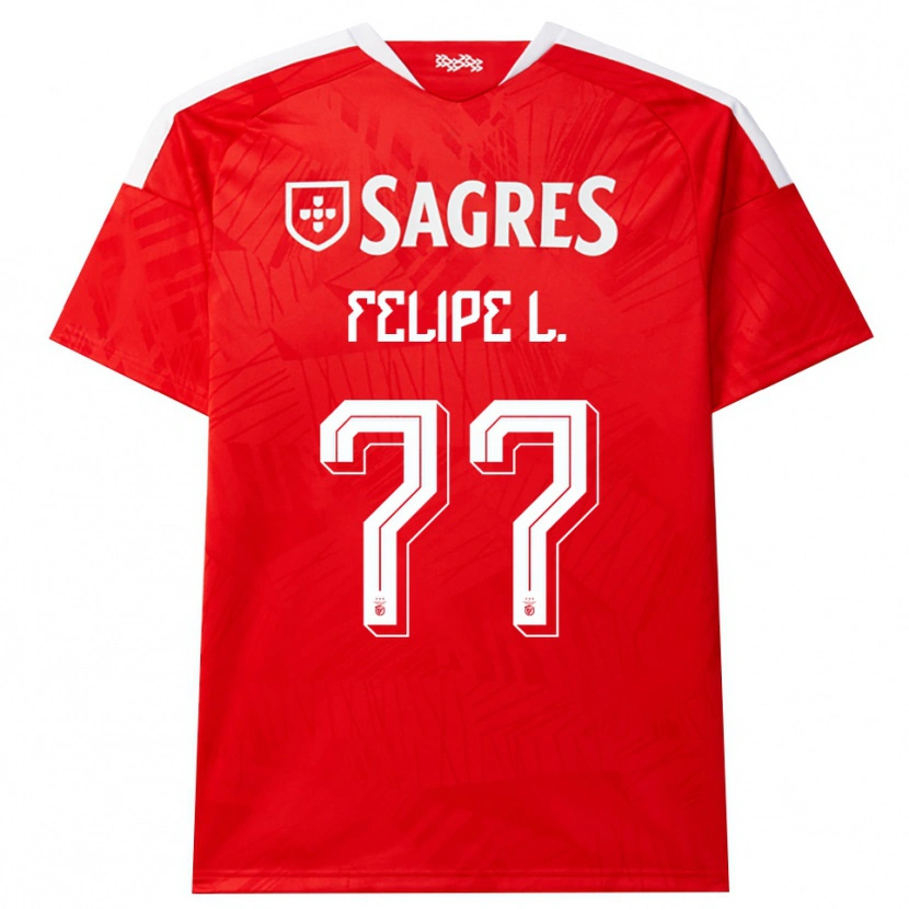 Danxen Dames Felipe Lima #77 Rood Wit Geel Thuisshirt Thuistenue 2026/27 T-Shirt België