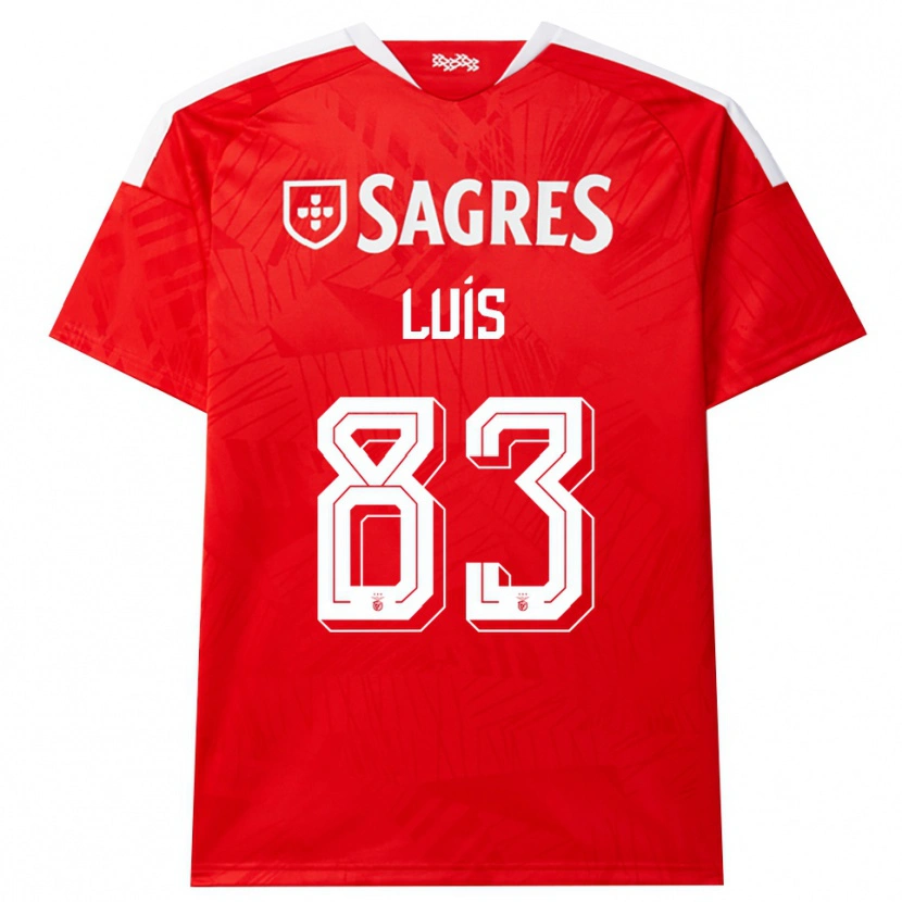 Danxen Dames Rafael Luís #83 Rood Wit Geel Thuisshirt Thuistenue 2026/27 T-Shirt België