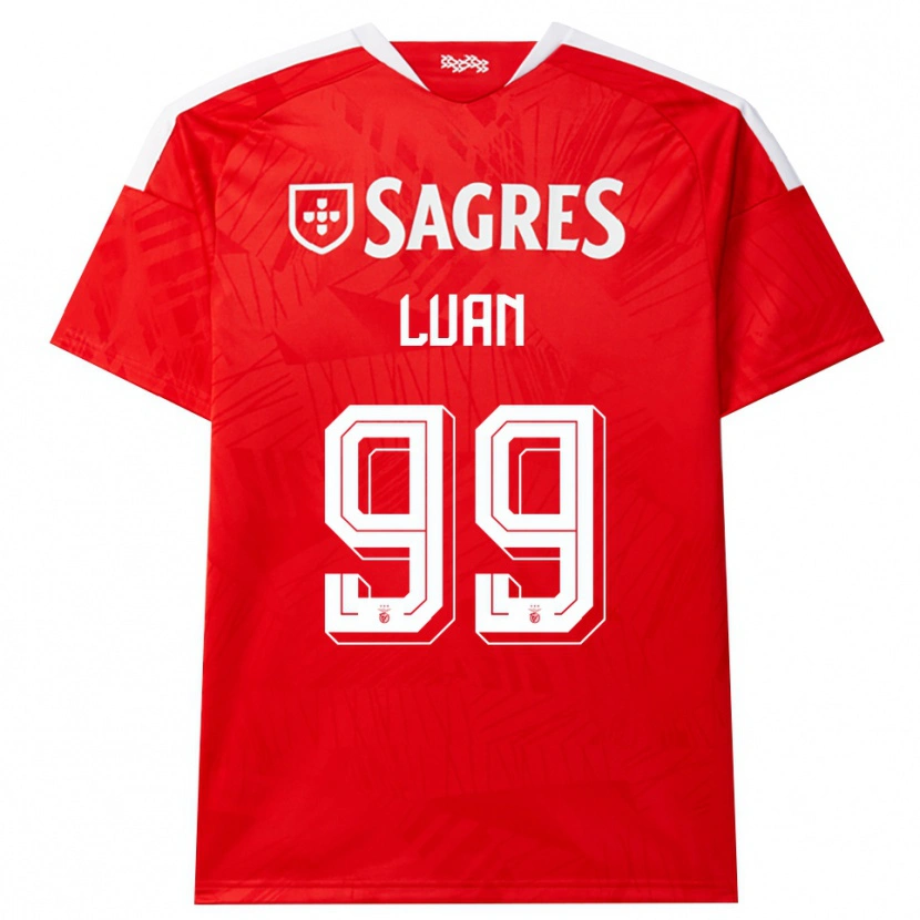Danxen Dames Luan #99 Rood Wit Geel Thuisshirt Thuistenue 2026/27 T-Shirt België