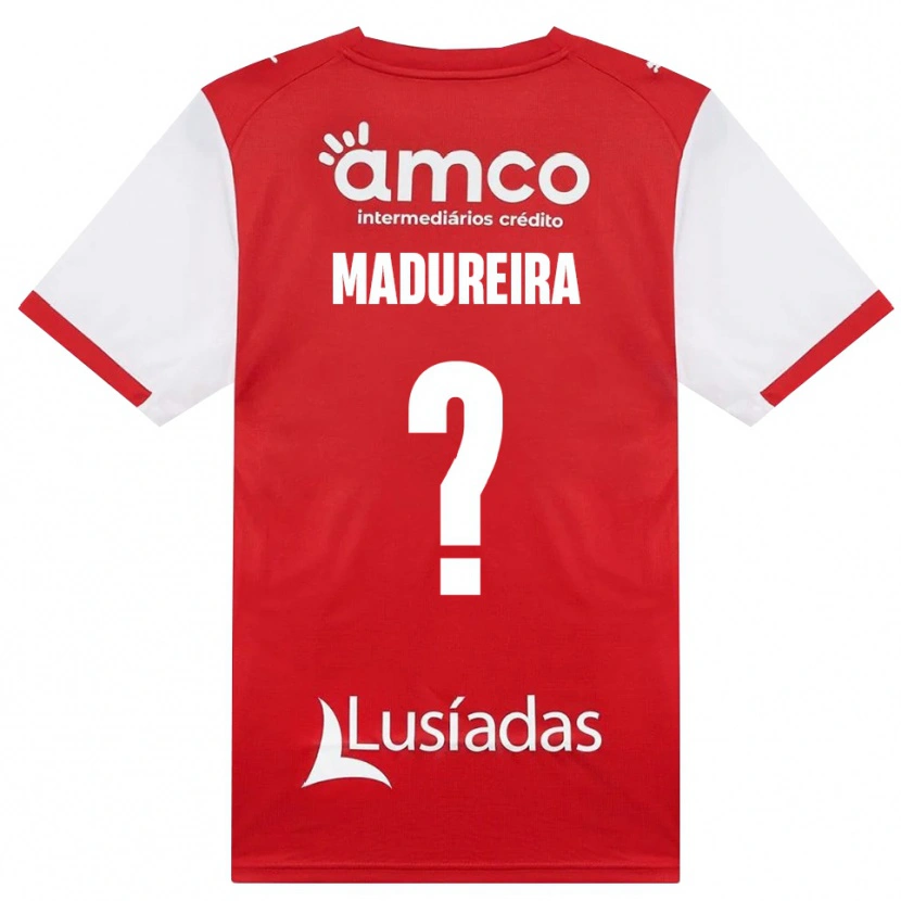 Danxen Dames João Madureira #0 Wit Rood Zwart Thuisshirt Thuistenue 2026/27 T-Shirt België