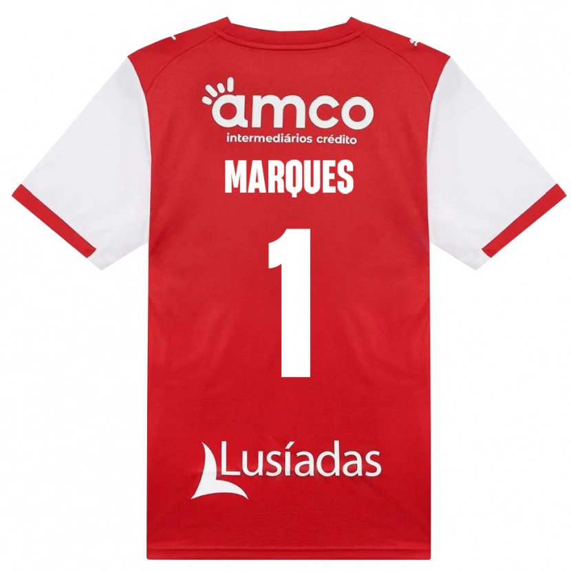 Danxen Dames André Marques #1 Wit Rood Zwart Thuisshirt Thuistenue 2026/27 T-Shirt België