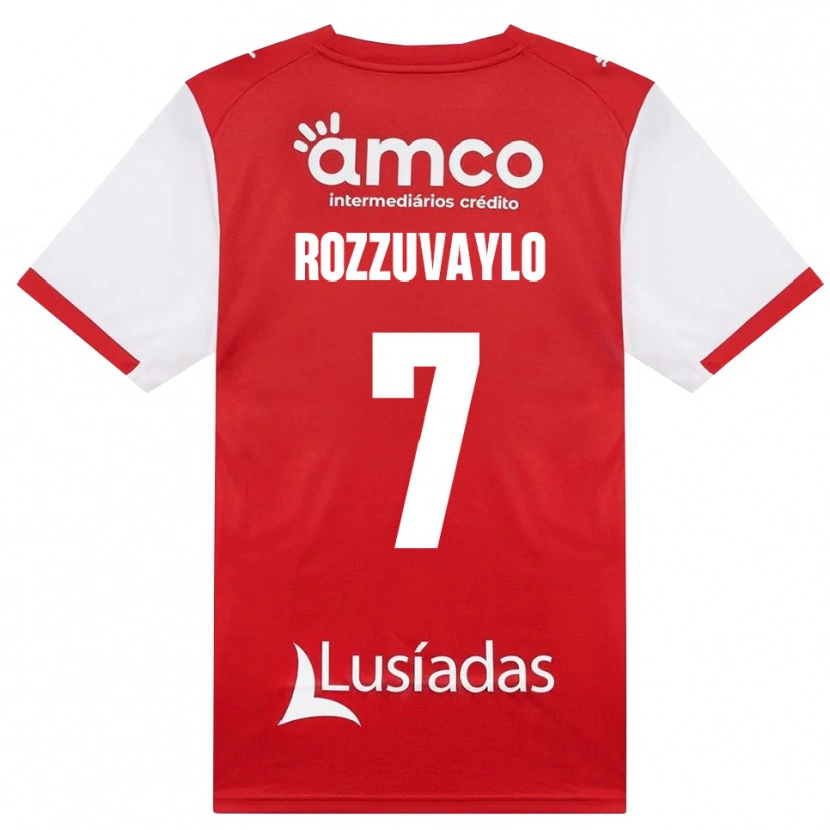 Danxen Dames Dani Rozzuvaylo #7 Wit Rood Zwart Thuisshirt Thuistenue 2026/27 T-Shirt België