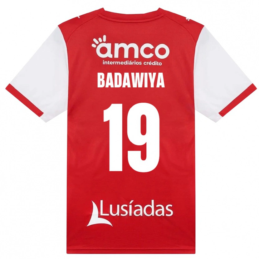 Danxen Dames Rola Badawiya #19 Wit Rood Zwart Thuisshirt Thuistenue 2026/27 T-Shirt België