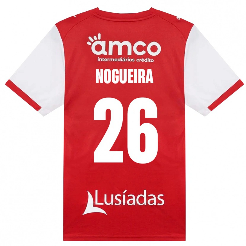 Danxen Dames Ana Nogueira #26 Wit Rood Zwart Thuisshirt Thuistenue 2026/27 T-Shirt België