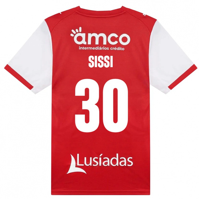 Danxen Dames Sissi #30 Wit Rood Zwart Thuisshirt Thuistenue 2026/27 T-Shirt België