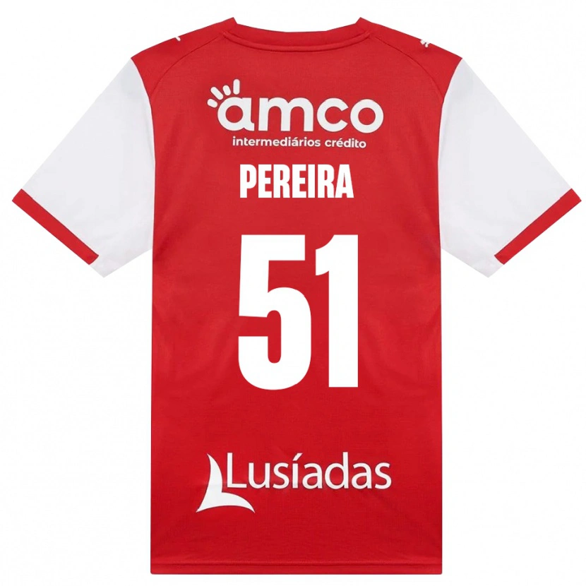 Danxen Dames Evy Pereira #51 Wit Rood Zwart Thuisshirt Thuistenue 2026/27 T-Shirt België