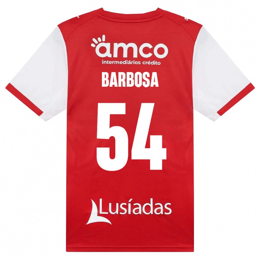 Danxen Dames Gui Barbosa #54 Wit Rood Zwart Thuisshirt Thuistenue 2026/27 T-Shirt België