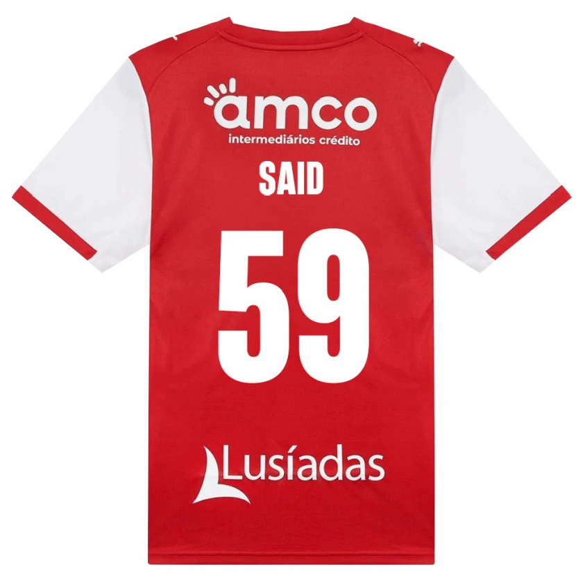 Danxen Dames Yan Said #59 Wit Rood Zwart Thuisshirt Thuistenue 2026/27 T-Shirt België