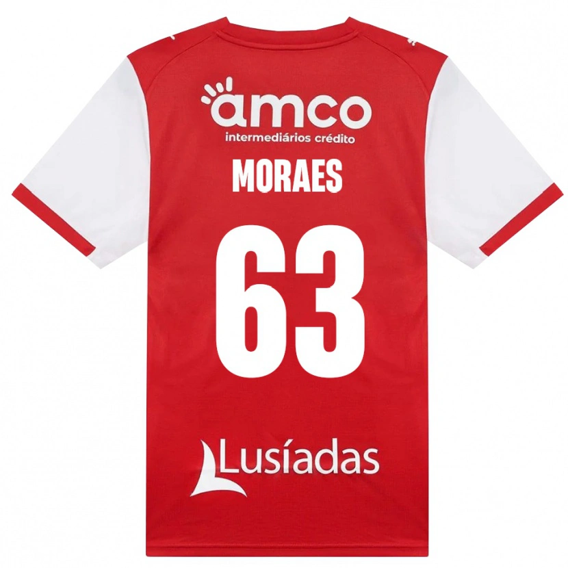 Danxen Dames Guilherme Moraes #63 Wit Rood Zwart Thuisshirt Thuistenue 2026/27 T-Shirt België