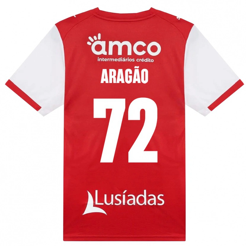 Danxen Dames João Aragão #72 Wit Rood Zwart Thuisshirt Thuistenue 2026/27 T-Shirt België