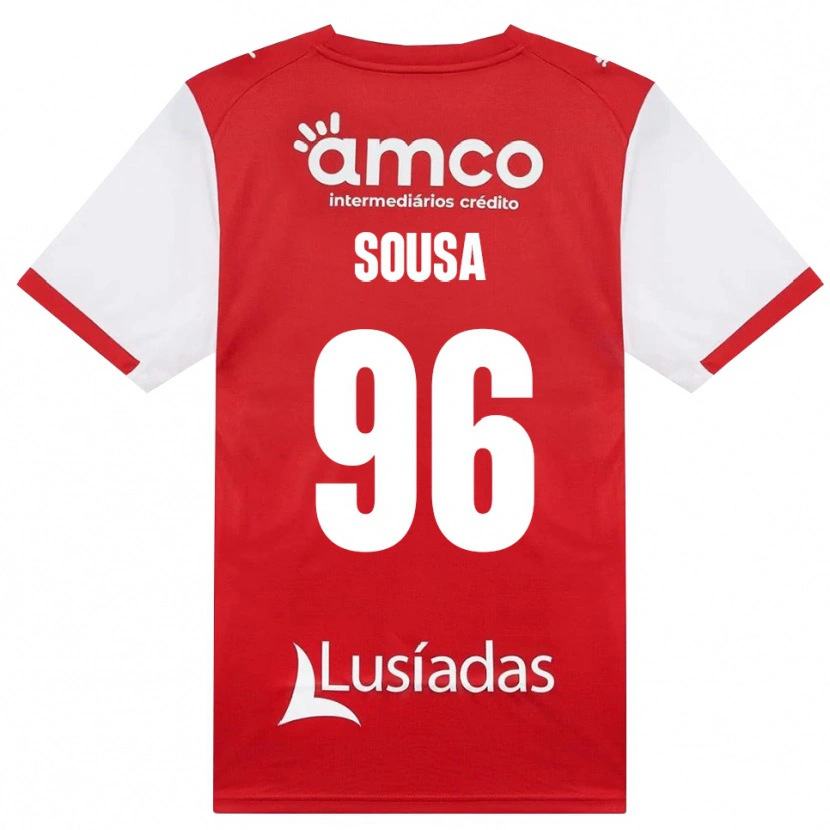 Danxen Dames Afonso Dias Sousa #96 Wit Rood Zwart Thuisshirt Thuistenue 2026/27 T-Shirt België