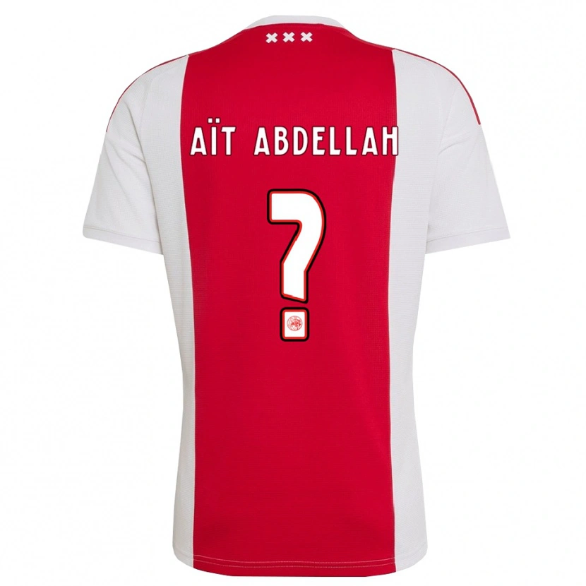 Danxen Dames Waleed Aït Abdellah #0 Rood Wit Geel Thuisshirt Thuistenue 2026/27 T-Shirt België