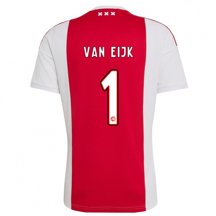 Danxen Dames Regina Van Eijk #1 Rood Wit Geel Thuisshirt Thuistenue 2026/27 T-Shirt België