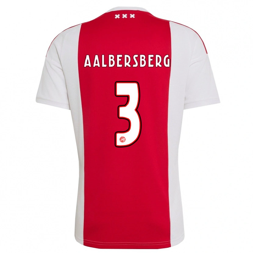Danxen Dames Miles Aalbersberg #3 Rood Wit Geel Thuisshirt Thuistenue 2026/27 T-Shirt België