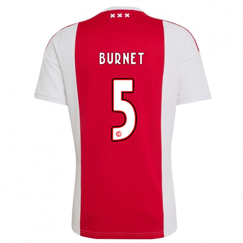 Danxen Dames Lorenzo Burnet #5 Rood Wit Geel Thuisshirt Thuistenue 2026/27 T-Shirt België