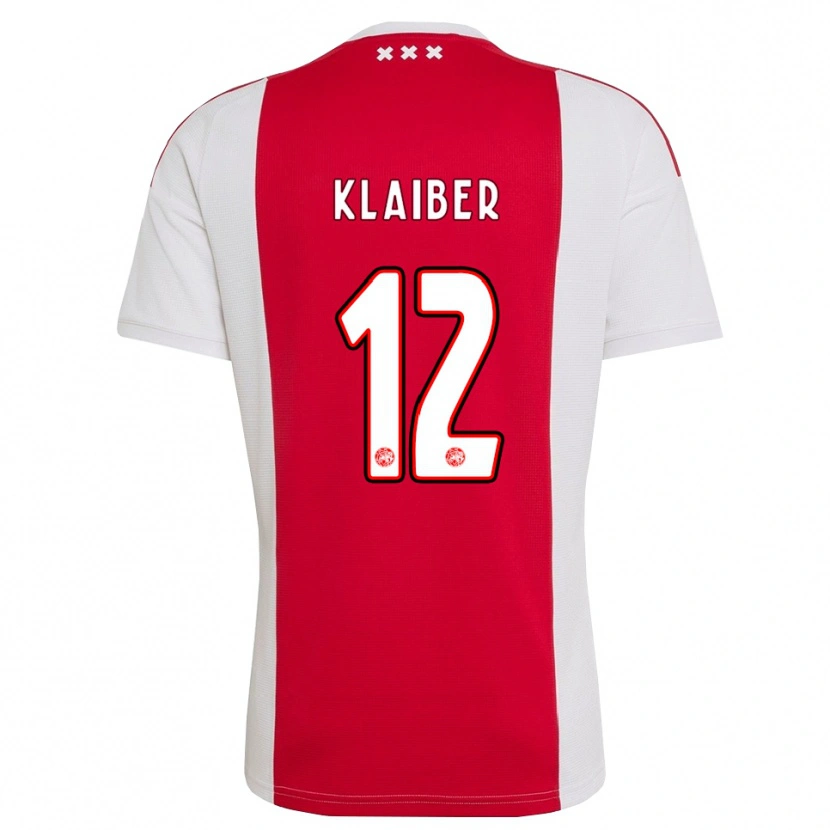 Danxen Dames Sean Klaiber #12 Rood Wit Geel Thuisshirt Thuistenue 2026/27 T-Shirt België
