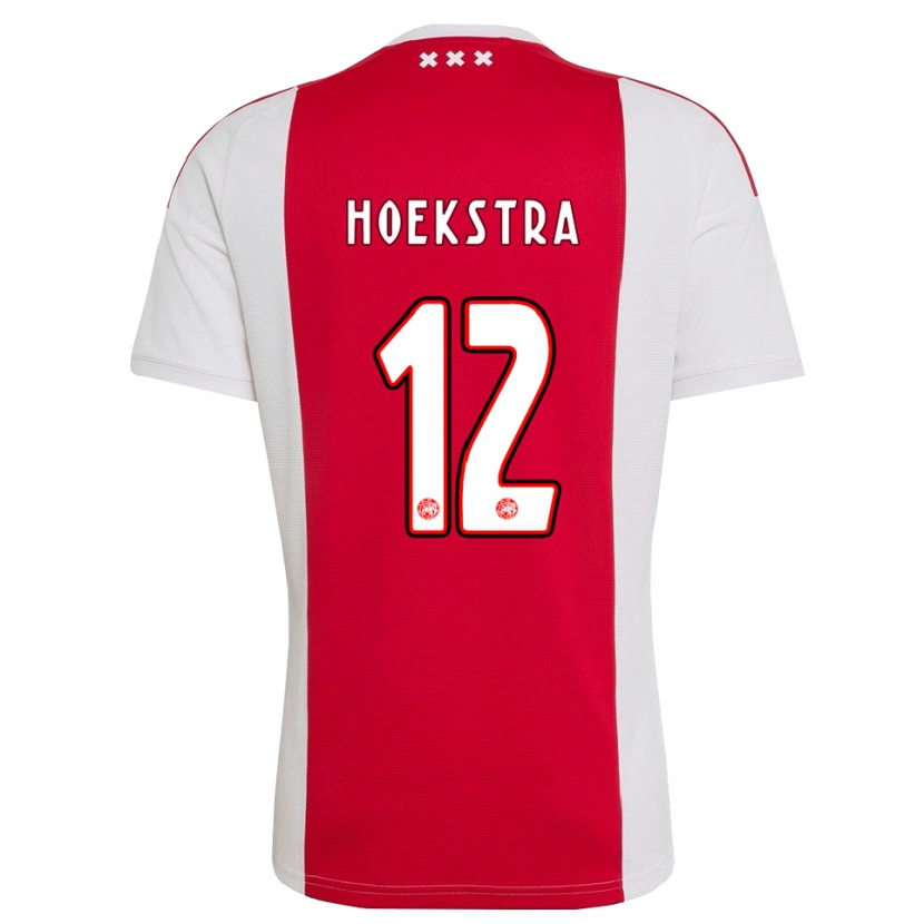 Danxen Dames Isabelle Hoekstra #12 Rood Wit Geel Thuisshirt Thuistenue 2026/27 T-Shirt België