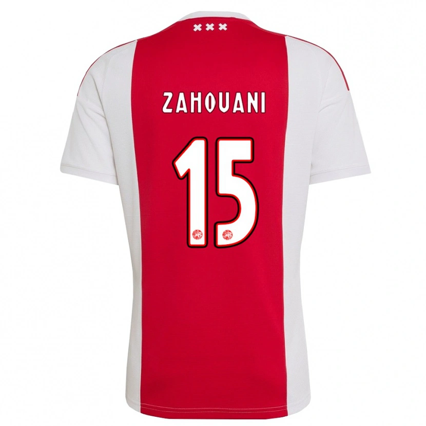 Danxen Dames Fouad Zahouani #15 Rood Wit Geel Thuisshirt Thuistenue 2026/27 T-Shirt België