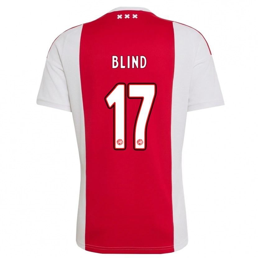 Danxen Dames Daley Blind #17 Rood Wit Geel Thuisshirt Thuistenue 2026/27 T-Shirt België