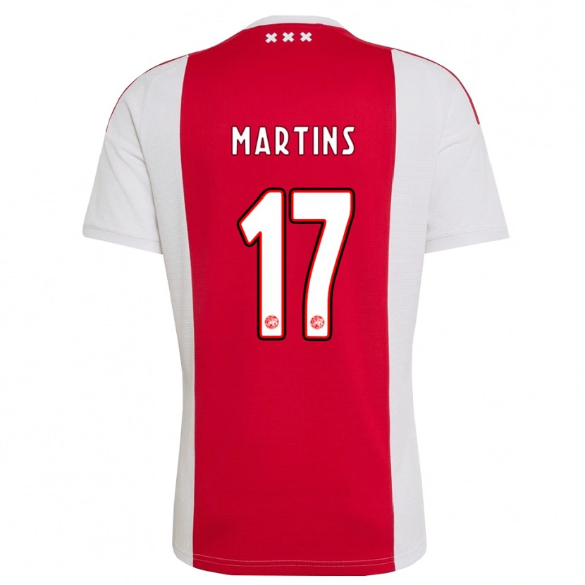 Danxen Dames Lilinho Martins #17 Rood Wit Geel Thuisshirt Thuistenue 2026/27 T-Shirt België