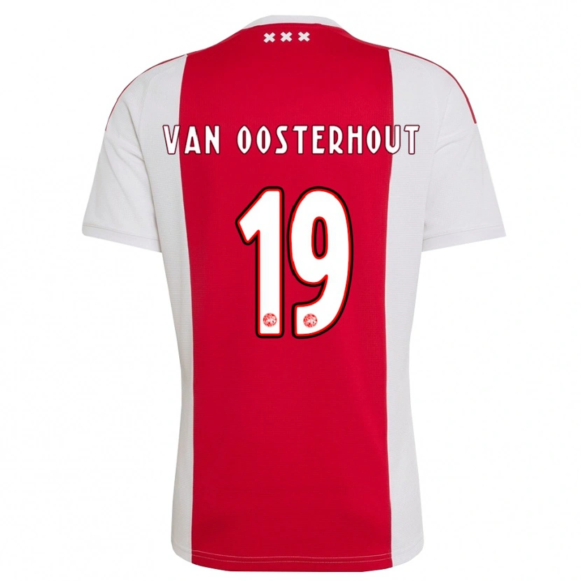 Danxen Dames Charly Van Oosterhout #19 Rood Wit Geel Thuisshirt Thuistenue 2026/27 T-Shirt België
