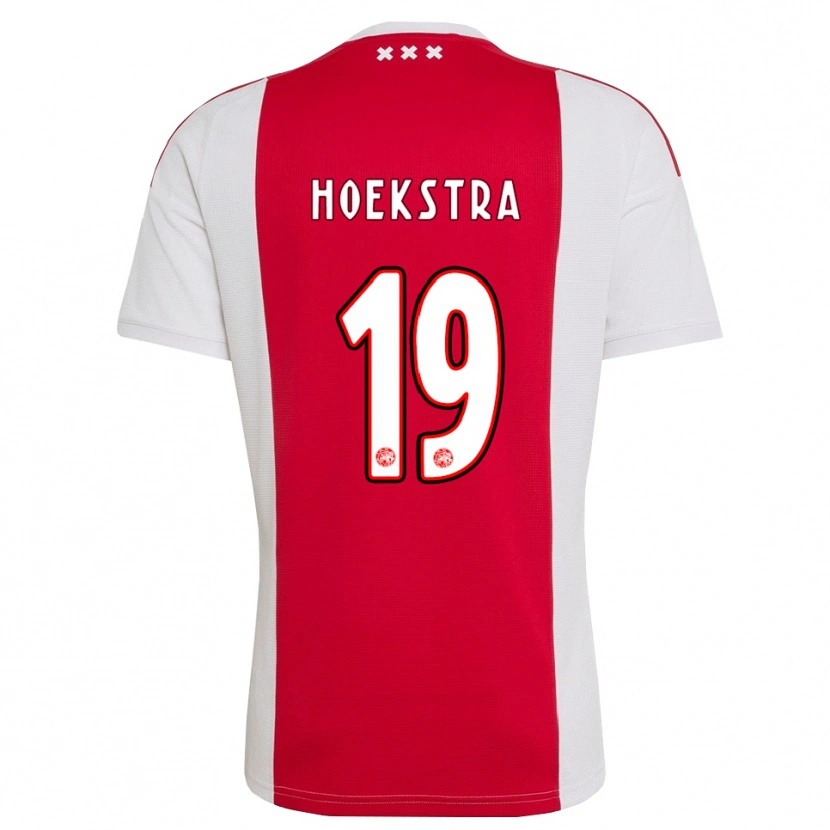 Danxen Dames Tiny Hoekstra #19 Rood Wit Geel Thuisshirt Thuistenue 2026/27 T-Shirt België