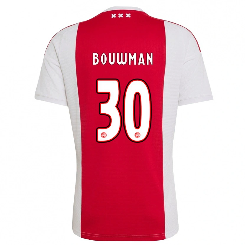 Danxen Dames Aaron Bouwman #30 Rood Wit Geel Thuisshirt Thuistenue 2026/27 T-Shirt België