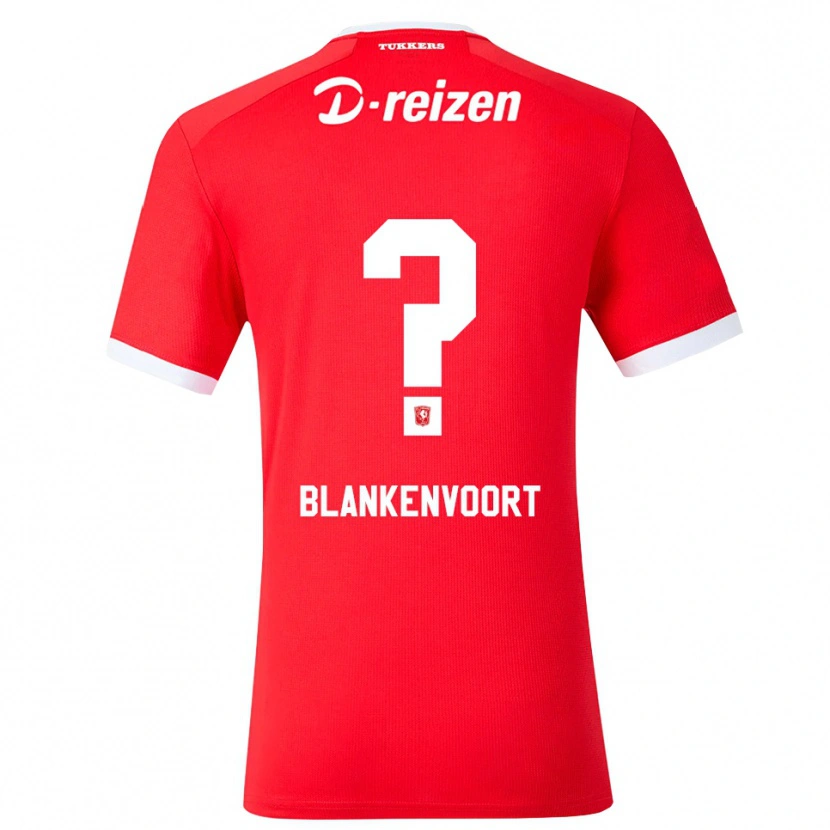 Danxen Dames Rens Blankenvoort #0 Rood Wit Thuisshirt Thuistenue 2026/27 T-Shirt België