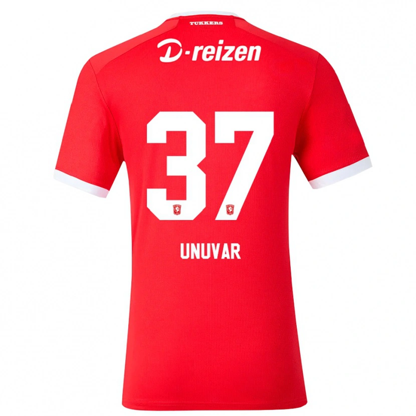 Danxen Dames Naci Ünüvar #37 Rood Wit Thuisshirt Thuistenue 2026/27 T-Shirt België