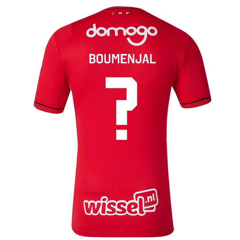 Danxen Dames Achraf Boumenjal #0 Rood Wit Zwart Thuisshirt Thuistenue 2026/27 T-Shirt België