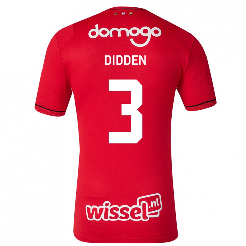 Danxen Dames Matisse Didden #3 Rood Wit Zwart Thuisshirt Thuistenue 2026/27 T-Shirt België
