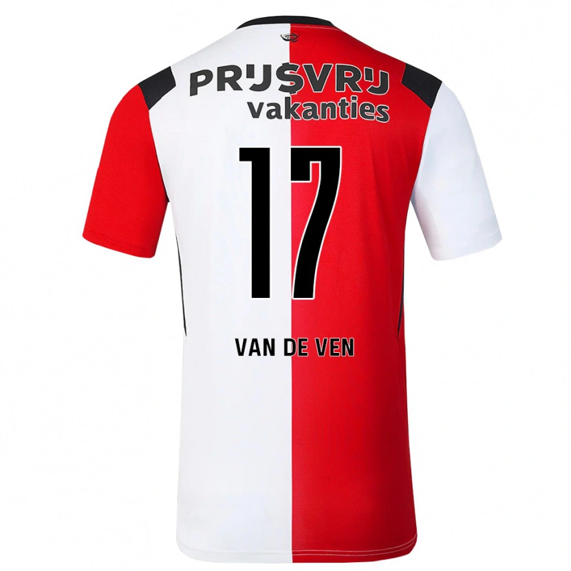 Danxen Dames Zoi Van De Ven #17 Rood Wit Zwart Thuisshirt Thuistenue 2026/27 T-Shirt België