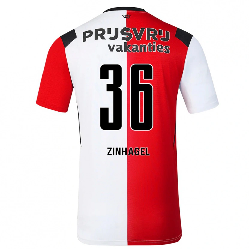 Danxen Dames Jivayno Zinhagel #36 Rood Wit Zwart Thuisshirt Thuistenue 2026/27 T-Shirt België