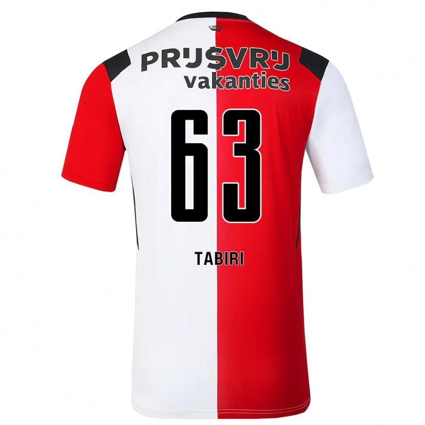 Danxen Dames Kwame Tabiri #63 Rood Wit Zwart Thuisshirt Thuistenue 2026/27 T-Shirt België