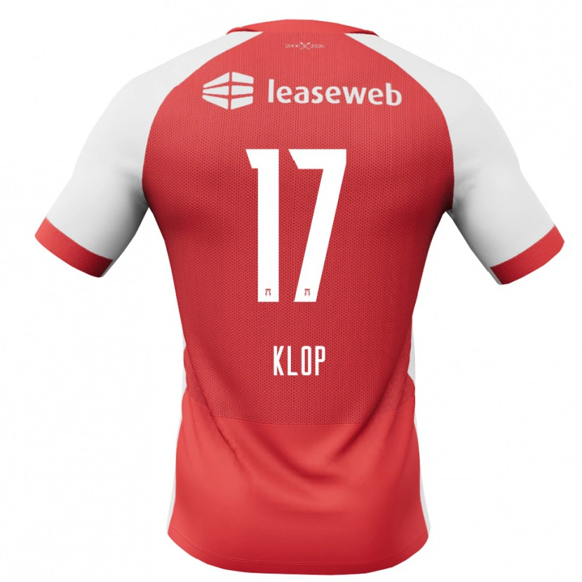 Danxen Dames Cas Klop #17 Rood Wit Zwart Thuisshirt Thuistenue 2026/27 T-Shirt België