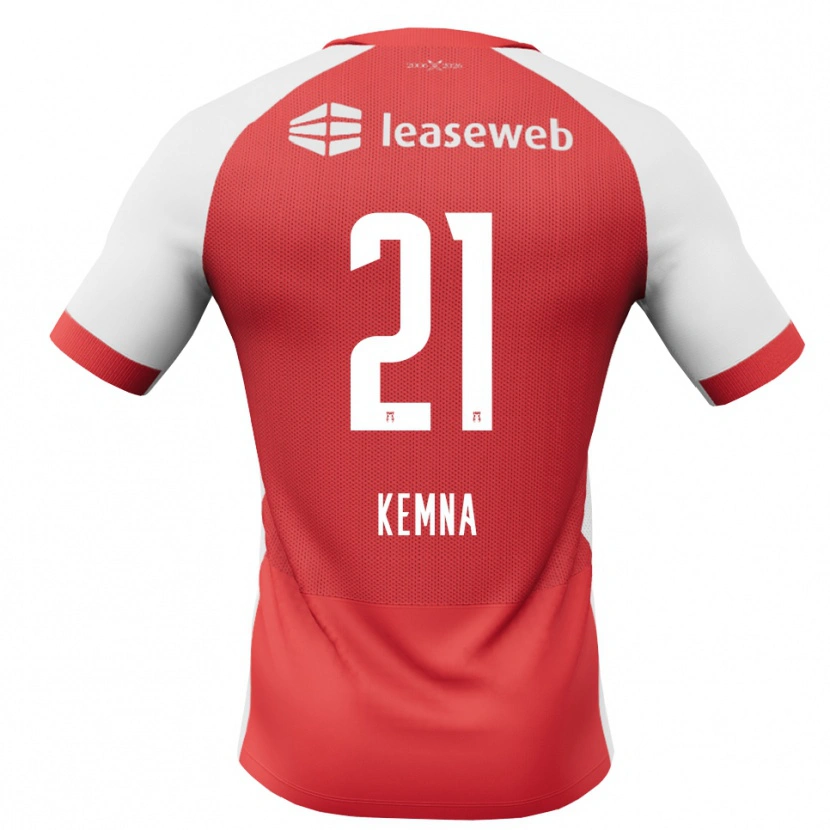 Danxen Dames Ties Kemna #21 Rood Wit Zwart Thuisshirt Thuistenue 2026/27 T-Shirt België