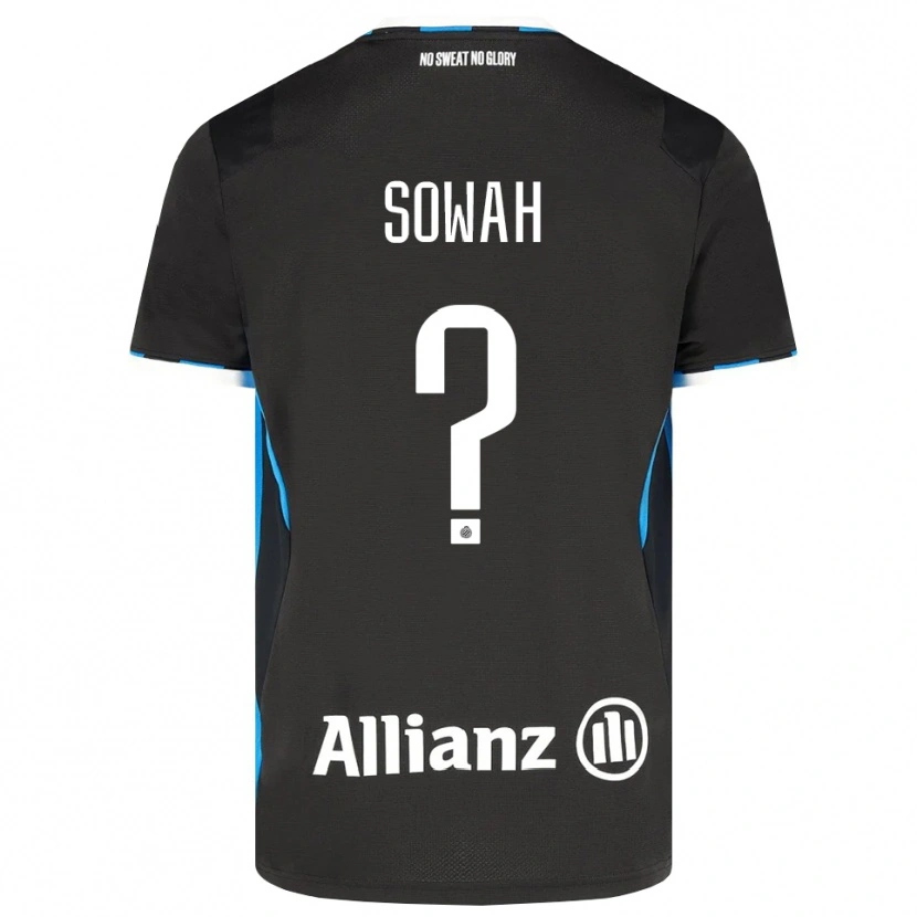 Danxen Dames Kamal Sowah #0 Zwart Rood Blauw Thuisshirt Thuistenue 2026/27 T-Shirt België
