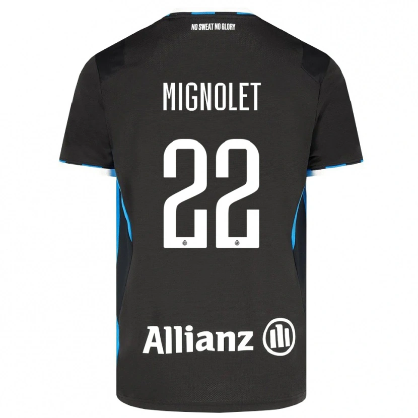 Danxen Dames Simon Mignolet #22 Zwart Rood Blauw Thuisshirt Thuistenue 2026/27 T-Shirt België