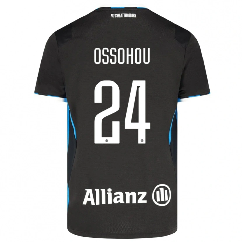 Danxen Dames Clever Ossohou #24 Zwart Rood Blauw Thuisshirt Thuistenue 2026/27 T-Shirt België